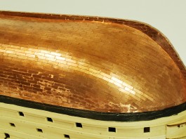 HMS Victory - Copper Tiled Hull