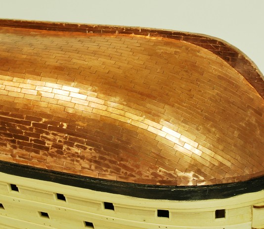 HMS Victory - Copper Tiled Hull
