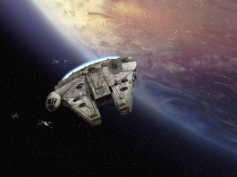 Image of the Millennium Falcon