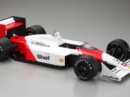 Image of the ModelSpace scale model the Ayrton Senna McLaren MP4/4 Formula One car