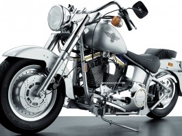 Image of a Harley Davidson Fat Boy scale model