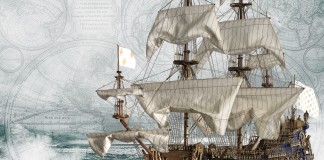 Image of the Soleil Royal ship, for a blog about this famous 17th century French ship.