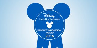 Image of official Disney Award emblem from Disney Publishing Worldwide, for a blog about De Agostini winning the Disney Product Innovation Award 2016.