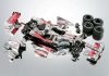 Image of the ModelSpace scale model McLaren MP4-23 Formula One car, as a cover image for a blog about Lewis Hamilton's first F1 championship winning season