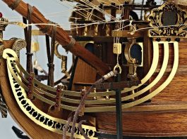 Image of the DeAgostini ModelSpace San Felipe scale model ship, as part of a blog about the San Felipe ship and its history.