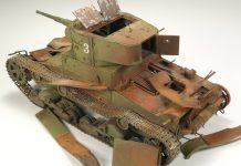 Image of weathered tank scale model, as the cover image for a guide blog about weathering scale models.
