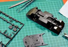Image of plastic scale model, as the cover image for a guide blog about how to build plastic models.
