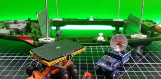 Cover image of the DeAgostini Thunderbird 2 model as part of a blog about the ModelSpace scale modeller spotlight on World of Wayne.