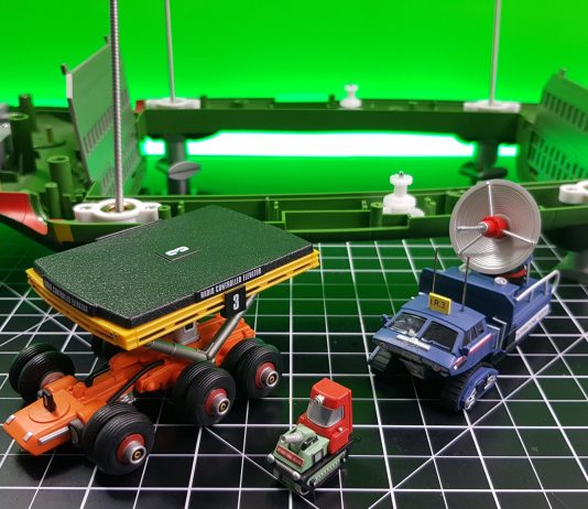 Cover image of the DeAgostini Thunderbird 2 model as part of a blog about the ModelSpace scale modeller spotlight on World of Wayne.