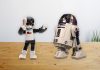 Image of the ModelSpace Robi and R2-D2 scale model replicas, as a cover image for a blog about building a model robot.