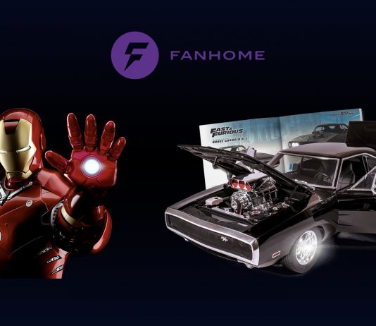 Image of scale model Iron Man and Dodge Charger, as part of a blog about Fanhome.