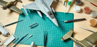 Image of several scale model planes, as part of a blog about how to make model planes.